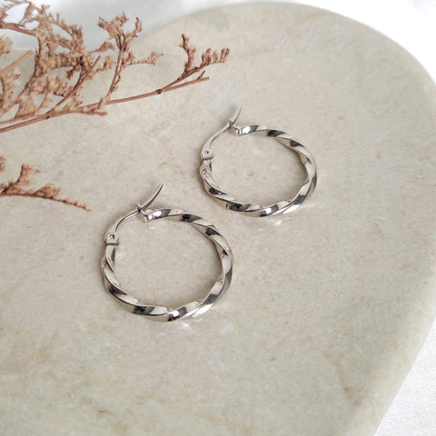 Argollas Canoa silver