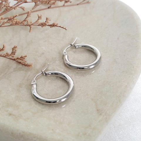 Argollas Canoa silver