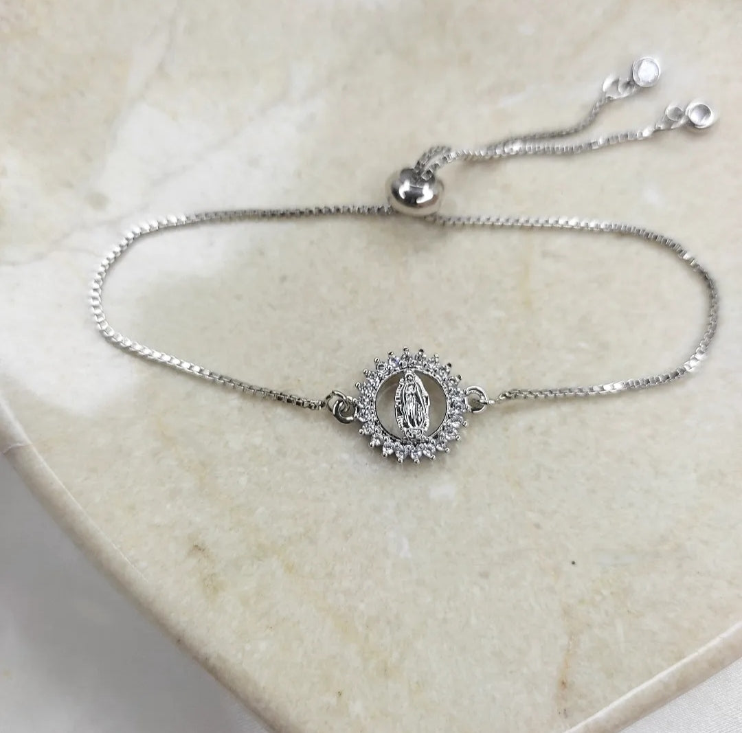 Pulsera Virgen Brillantes