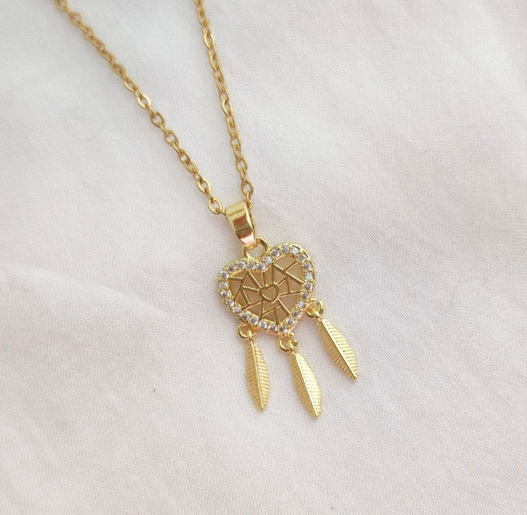 Collar Atrapasueños Corazón