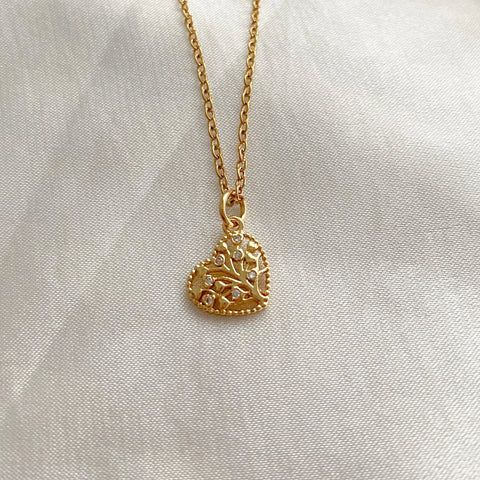 Collar Letra + Corazón