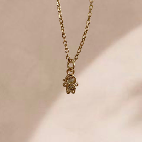 Collar Letra + Corazón