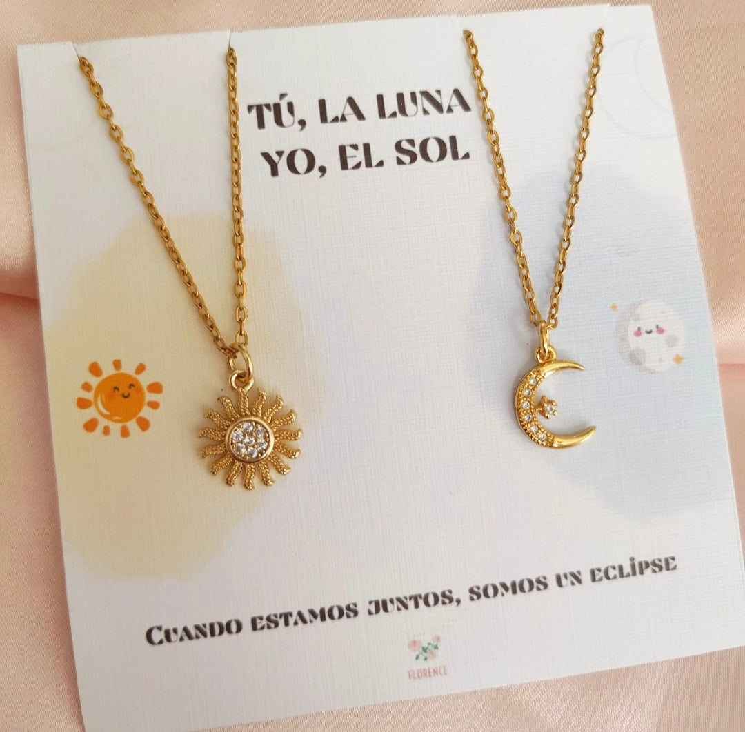 Collar Duo Sol y Luna