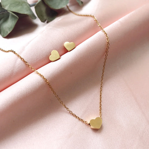 Collar Letra + Corazón