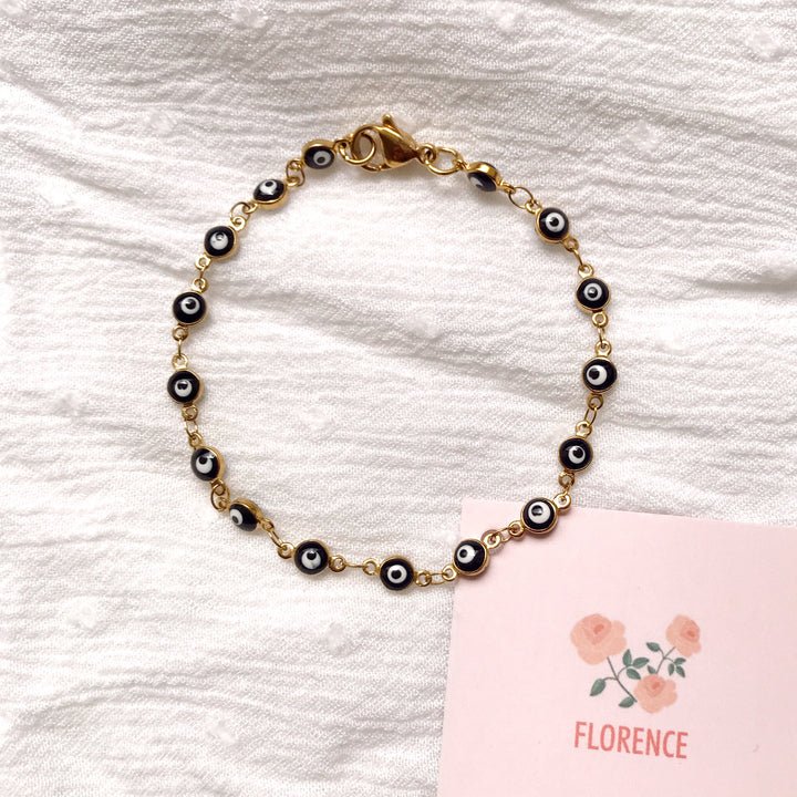 Pulsera Ojos Turcos Negra